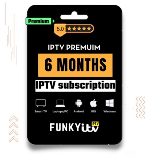 IPTV Subscription 6 Months – Premium 4K